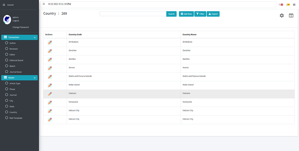 Subscriber management web app development for education business